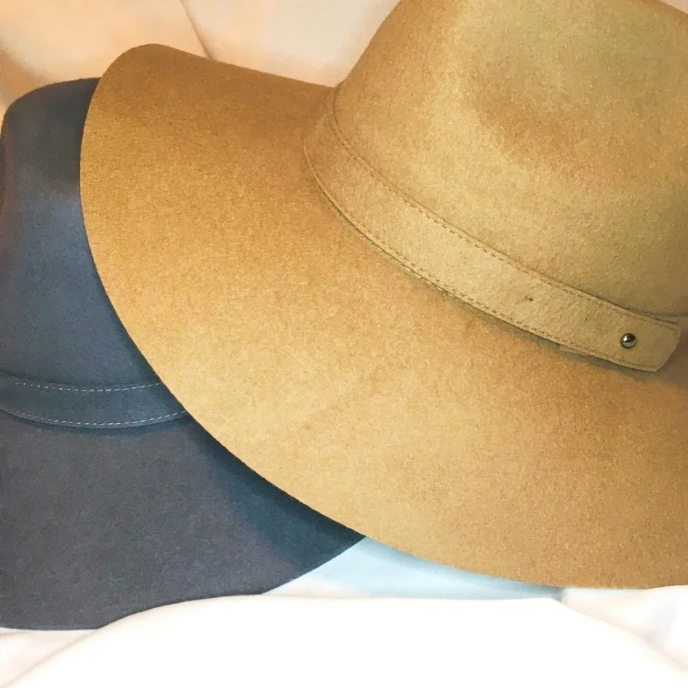 Fedora Hats Pecan or Dark Grey 🎉2×HOST PICK🎉